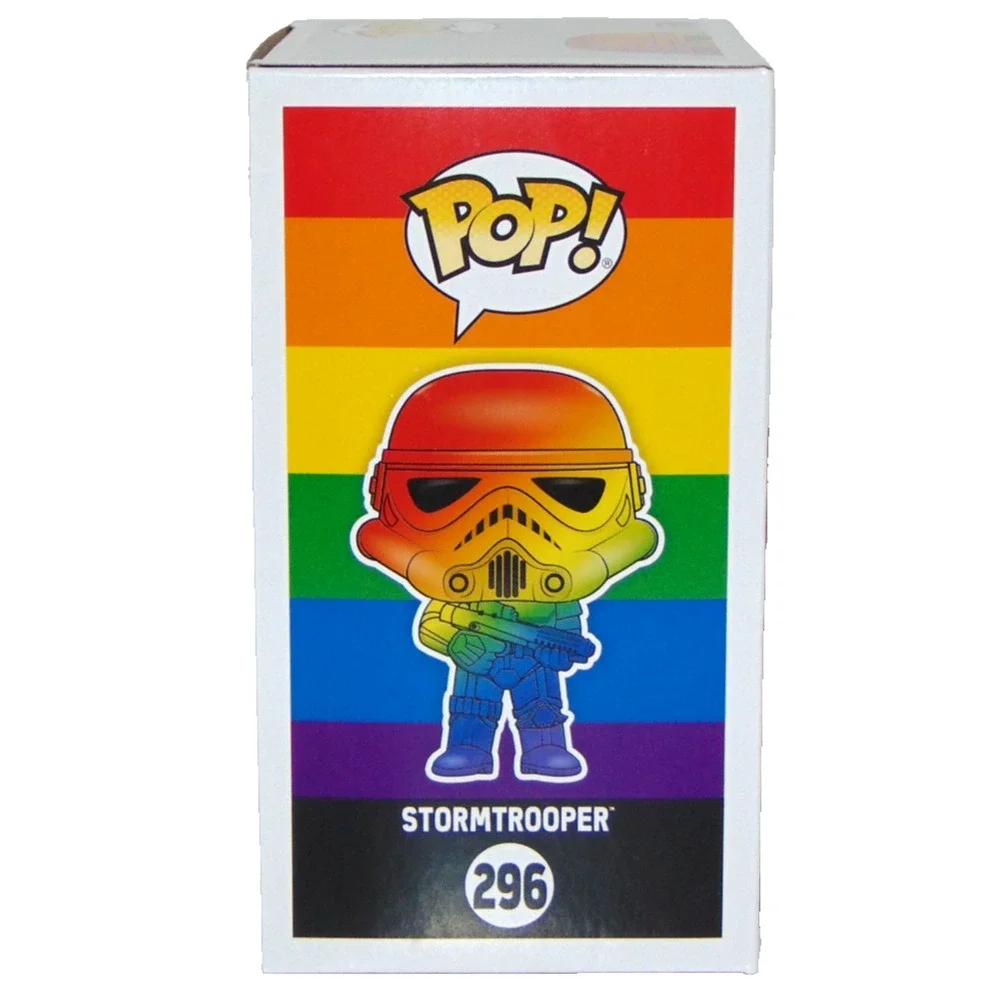 Funko Pop #296 Stormtrooper Rainbow Pride Star Wars It Gets Better Vinyl Figure